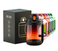 XHL SUB Wholesale Tritan Water Bottles 2.2L With Straw Lid Custom Logo Half Gallon Drinking Bottles Outdoor Travel Camping Tours