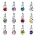 Chic Customizable Zircon 12 Birthday Stone Necklace Bracelet Handmade DIY Jewelry Accessories