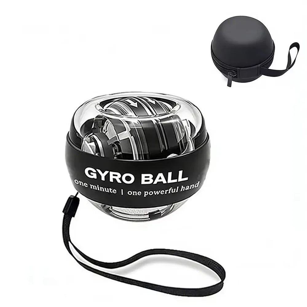 Fitness Equipment Power Wrist Custom Hand Grip Exerciser 6 Colors LED Light Arm Workout Gyro Ball for Strength Training MegaBDM