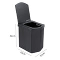 Sale Hot PU Seat Comfortable 42CM Height Outdoor Camp Foldable Portable Camp Potty Toilet
