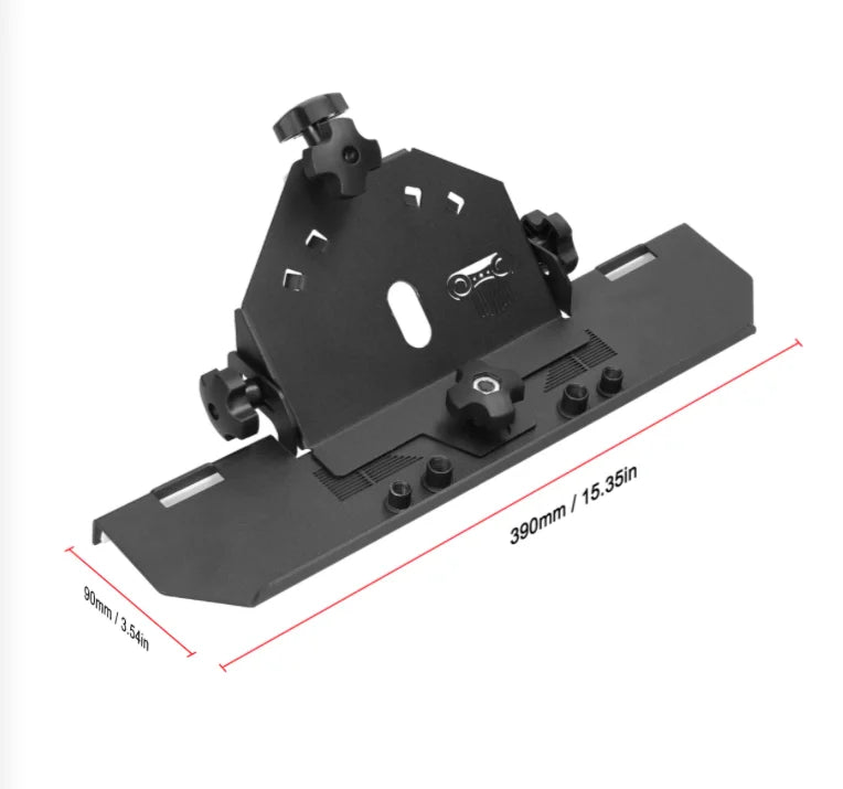 L-HT210 Aluminum 125 Type Angle Grinder Chamfer Bracket Screw Installation Multifunctional 45 Degree Chamfering Utility Tool