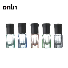 Wholesale Empty Glass Roller Bottles Metal Steel Roller Ball Different Colours 3ml Colorful Roll on Bottle