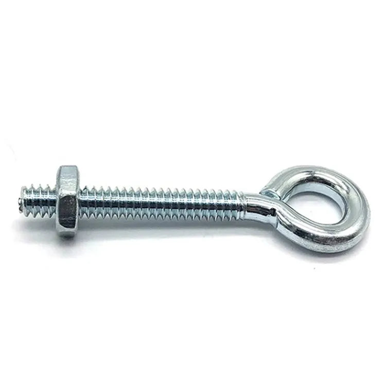 Customized Hanging Ring Eyes J Hook Metal Screw Stainless Steel Self Tapping Screws Eye Hook Wood Screws