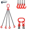 Four Legs Chain Master Link G80 Alloy Steel Heavy Duty Conveyor Chain Lifting Hoist Welded Chain Sling 13200 Lbs Load Capacity