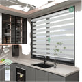 Zebra Window Blind Manufacturer's French Window Soft Gauze Curtains Day and Night Semi-Blackout Fabric Blinds Plain Technique