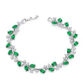 Jachon 2024 High Quality Diamond Bracelet Charm Rhinestone Bracelet Women's Vintage Flower Bracelet Fashion Jewelry