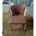 Professional Soft Hotel Use PU Leather Modern Dining Room Accent Arm Chair with Iron Legs KOZY Brand