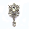 New Hot Selling Rhinestone Brooch Pendant for Women European and American Foreign Trade Hot Glass Brooch