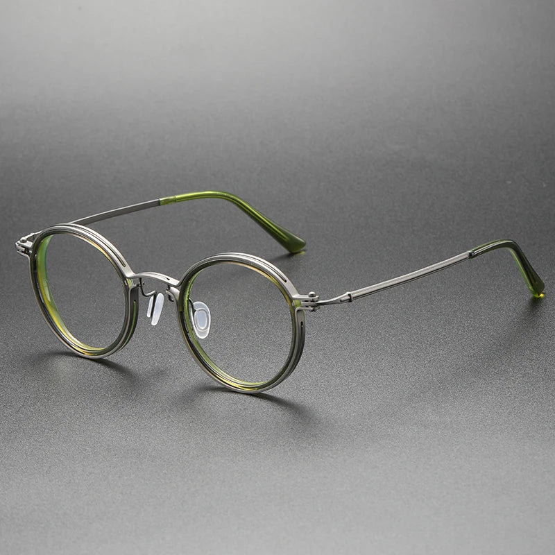 2023 New Japan Japanese 100% Handmade Pure Acetate Titanium Optical Luxury Top Quality Eyeglasses Frames