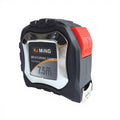 Custom Logo 7.5/25FT Self-lock Steel ABS Case Rubber Coated Measuring Tape Two Colors Case