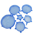 6 Size BPA-Free Silicone Stretch Lids Dishwasher Safe Fresh Food Wrap Bowl Cover Drinkware Accessories
