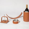 Modern Elegant Stainless Steel Napkin Tissue Holder with Leather Finish Top-Notch Decorative Style Tabletop Tissue Box Storage