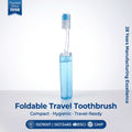 Family Travel Adult Manual Toothbrush Plastic Hygienic Travel Portable case for Camping & Business Trip Assorted Colors