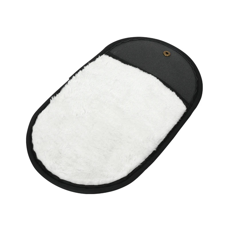 Portable Professional Shine Cloth Woven Shoes Cleaning Towels Folding Shoe Dust Cleaning Gloves