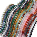 Natural Stone 10mm Faceted Bead Crystal Agates Amethysts Loose Beads for Jewelry Making Diy Bracelets Necklace