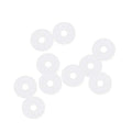 Jutye Silicone White O-Rings 4mm OD 1mm ID 1.5mm Width for Compressor Valves Pipe Repair Seal O-Ring Gasket
