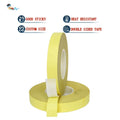 2- Heat Resistant Fiberglass Glass Cloth Double Sided Coated Silicone Glue Plasma Spray Paint Protection Masking Adhesive Tape