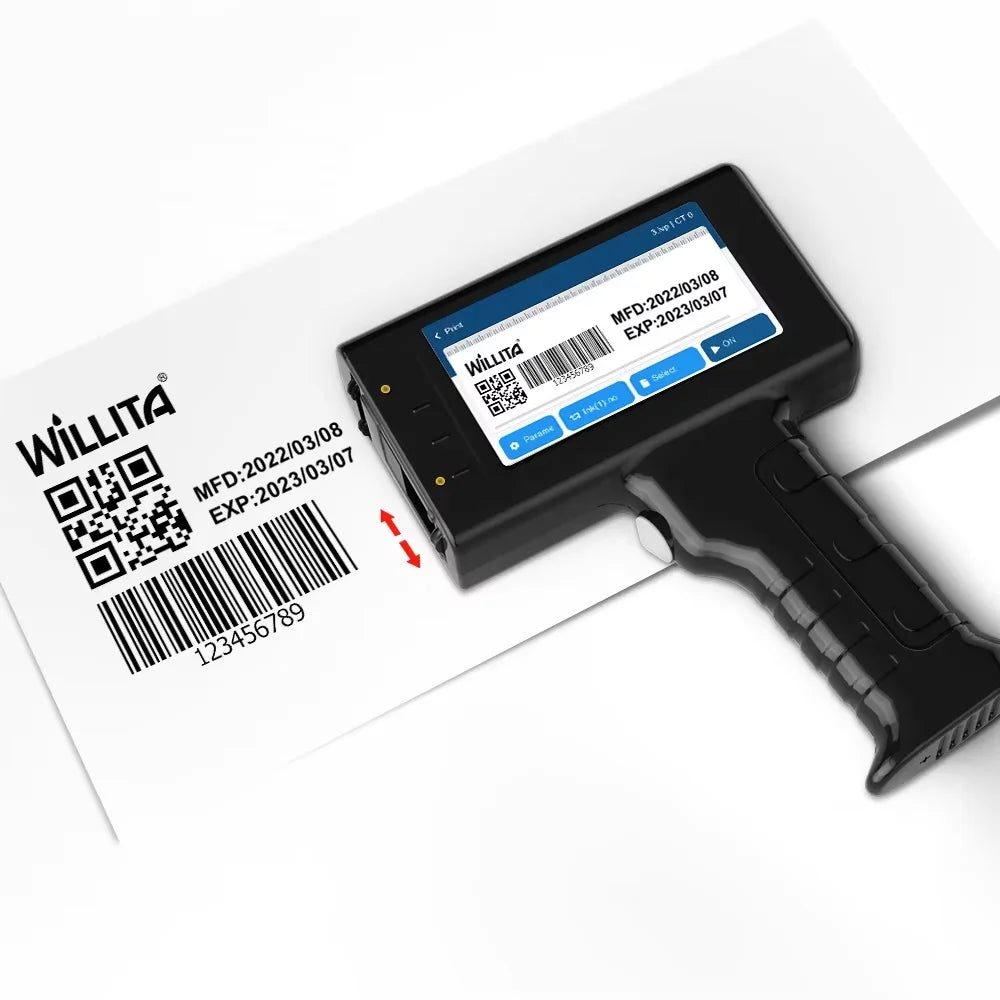 Factory Sale Exp Coding Machine Portable Hand Held Handheld Expiry Date Inkjet Printer