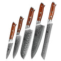 XINZUO Sharp Damascus Steel Chef Knife Set Professional Kitchen Knives Gifts