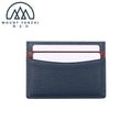 Factory Custom Genuine Leather Credit Card Holder Wallet RIFD Blocking Card Protector Sleeves Minimalist Slim Cardholder
