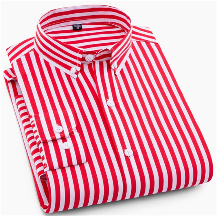 Wholesale Men's long-sleeved Shirt Summer Short-sleeved Men's Shirt Slim Wear Casual Dress