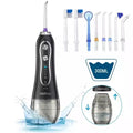 H2ofloss Hf-6 Dental Cordless Oral 5 Nozzle Tips Irrigator Ipx7 Portable Electric Water Flosser for Teeth Cleaning Oral Health