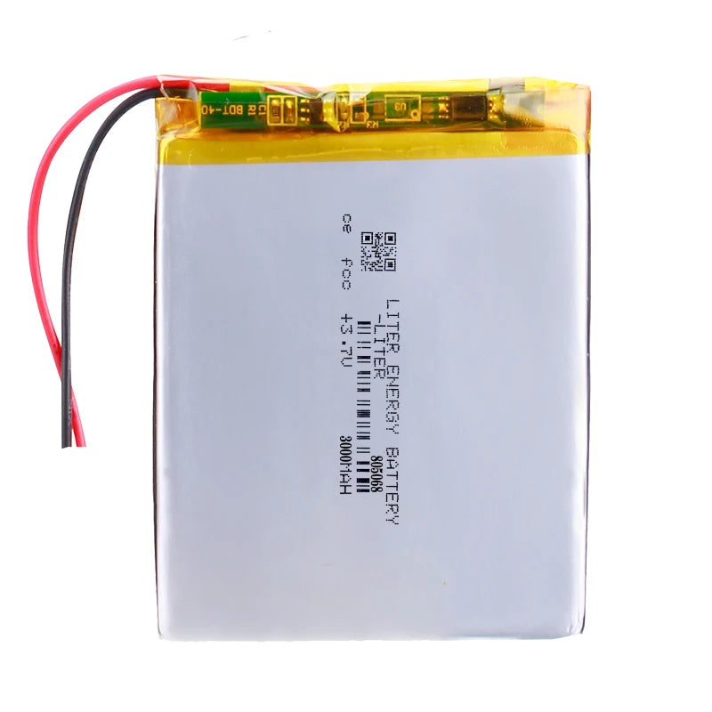 In Stock Rechargeable 805068 Li-po 3.7v 3000mah Polymer Lithium Battery MegaBDM