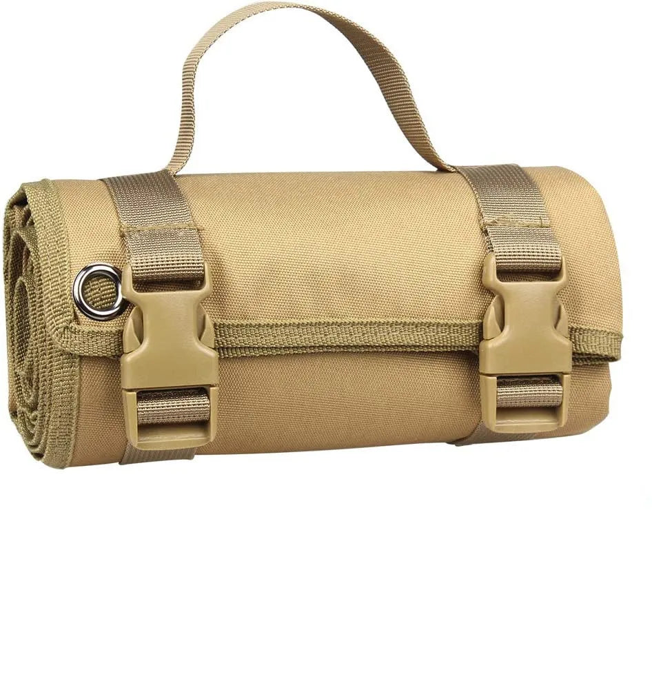 Waterproof Roll-up Tactical Non-Padded Shooting Range Bag Gun Mat