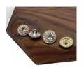 Fashion Round Small Size Full With Rhinestones Diamond Alloy Combination Garment Buttons Bags Wedding Dress Hand-stitched Button