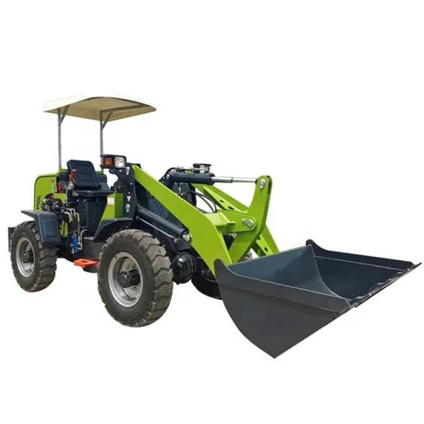Battery Powered Electrical Mini Wheel Loader for Sale Electric Front Loader Engine MegaBDM