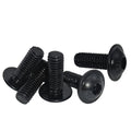 M3 M4 M5 M6 Black Hex Round Head Socket Button Flange Screws Screw With Washer
