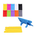 Custom Logo Advertising Gift Bendable Silicone Phone Card Holder Cell Phone Sticker Card Holder
