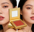 Vegan Powder Blush - Custom Pink Blush Makeup with Eco-Friendly Cardboard Packaging