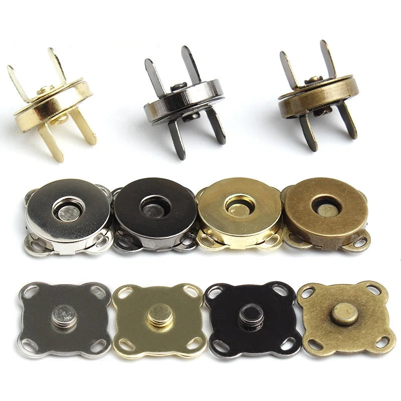 Custom Metal Sewing Snap Crafting Fasteners Press Buttons for Leather Jackets Garment Metal Buttons for Jeans and Bags