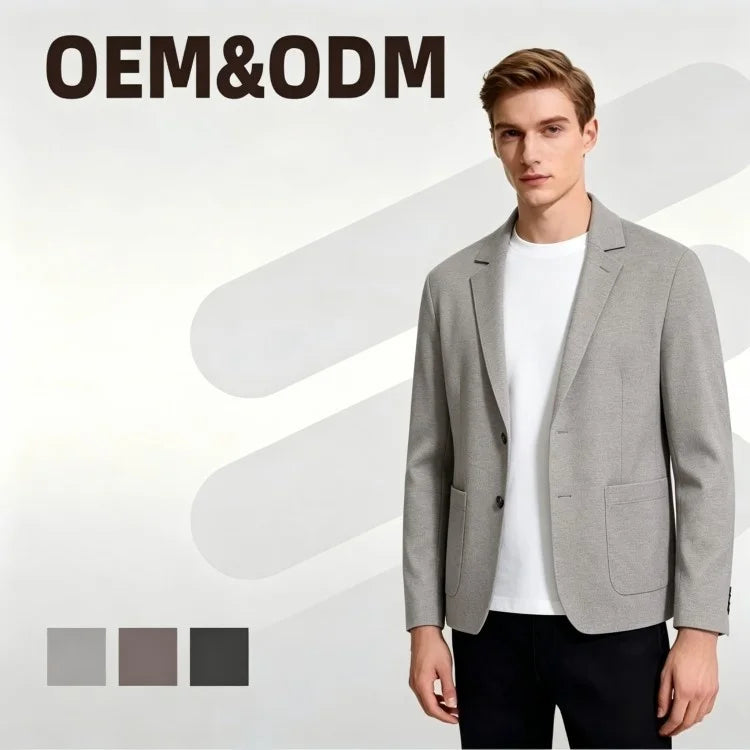 Custom Men's Casual Wool Knitted Jumper Knitted Fleece Cardigan Sweater for Winter Autumn