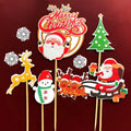 (24pcs/set) Wedding Birthday Party Cake Decoration Merry Christmas Cake Topper