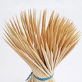 Eco Friendly Wholesale Solid Premium Quality Standard Cusp Disposable 8 Inch 3mm Bamboo Stick Tools Non-Stick Easily Cleaned for