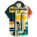 Custom Summer Casual Hot Sale Printed Hawaiian Shirts Men's Vacation Plus Size Shirts
