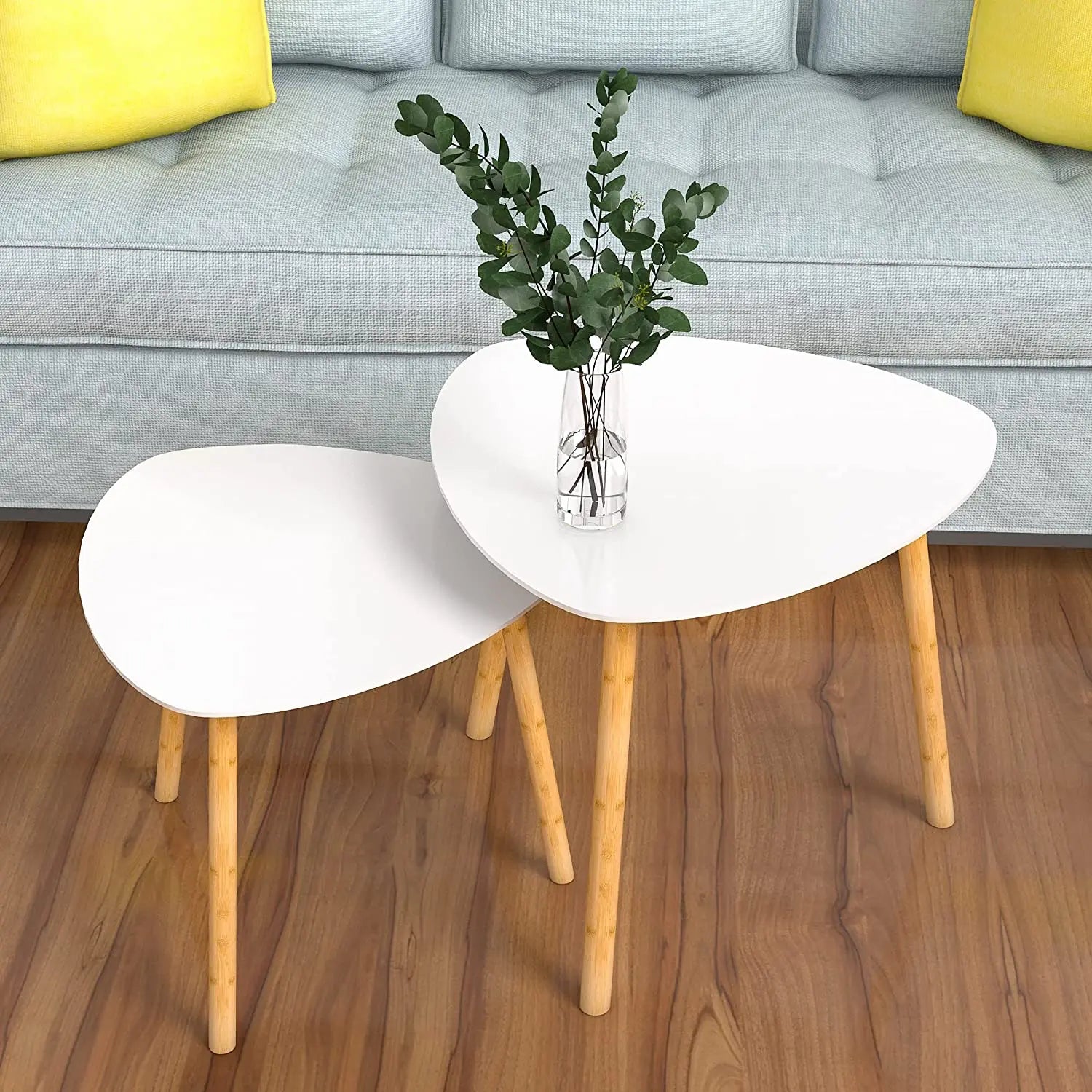 Wholesale Unique Luxury Wood Coffee Table & Living Room Furniture Sets Modern Oval Design Portable with Panel Style for Home Use