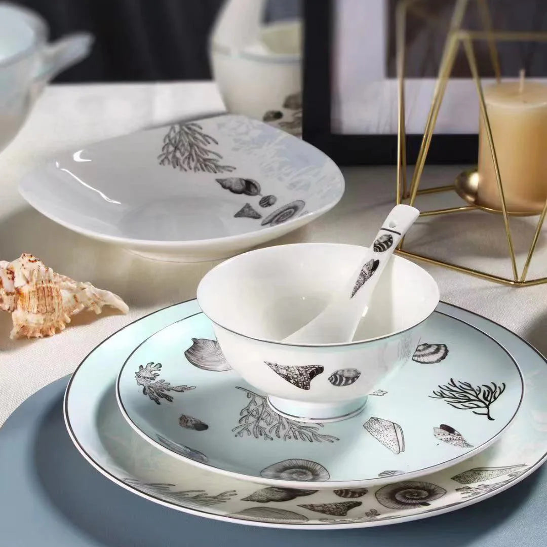 Chinaware Eco-Friendly Ceramic Dinnerware Set Bread Butter Plates Made in China Stocked Porcelain Dining Ware