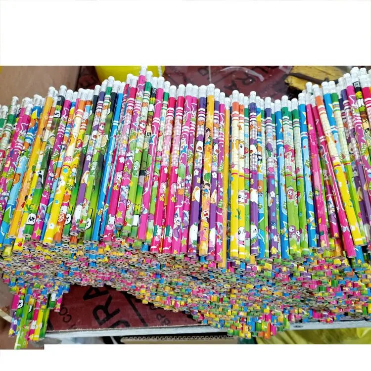 7inch School Pencil with Eraser Toppers for Children