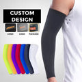 Oem Custom Cooling Sports Compression Baseball Basketball Football Cycling Uv Sun protection Arm Sleeves for Men Women Bike