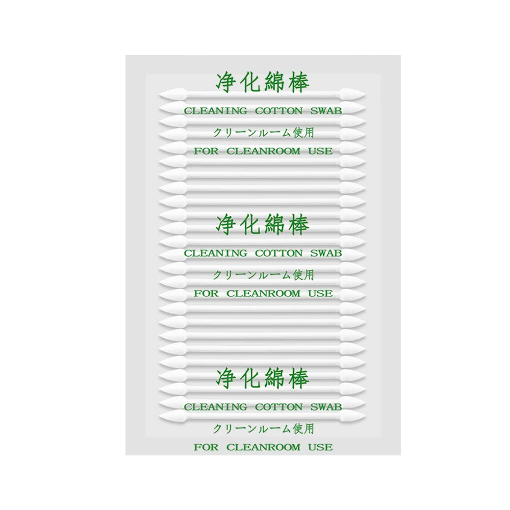 CA003 Model Double Tips 25 Pieces Cotton Swabs with Paper Stick Double Pointed Shape Tips for Makeup