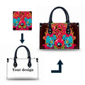 Designer Personalized Leather Tote Bag Wholesale Reusable Promotional Tote Bags Design Your Own Leather Handbag