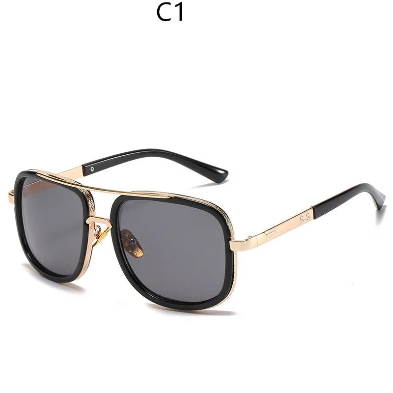 GWTNN Oculos De Sol Classic Luxury Brand Women Sun Glasses Square Male UV400 Mirror Eyewear Oversized Men Sunglasses