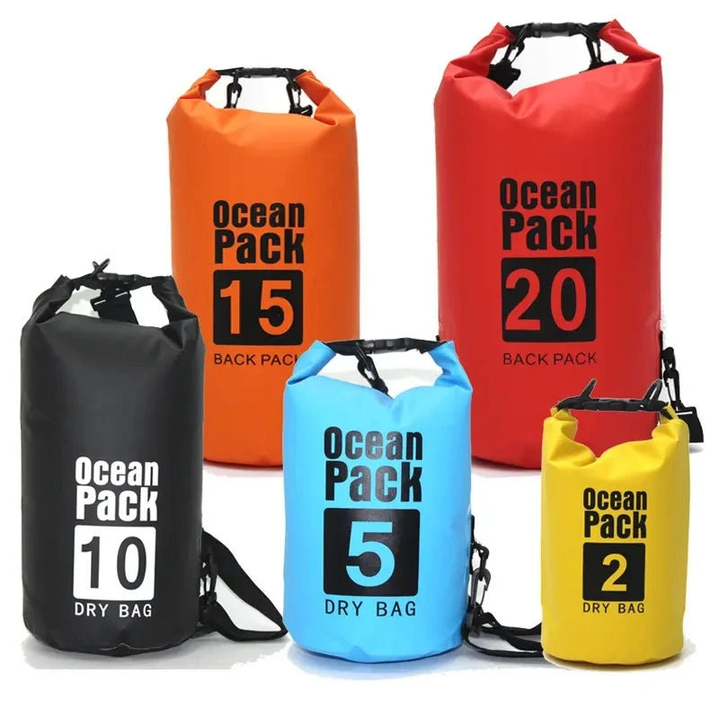 Waterproof Dry Bag 5L/10L/15L Camouflage Floating Waterproof Dry Bag Pouch Backpack Organizer for Outdoor Sport