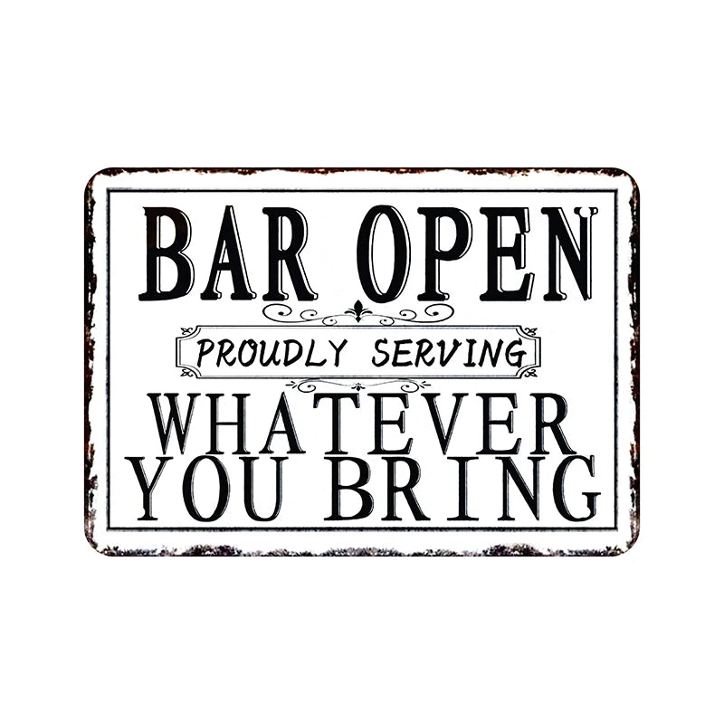 Wholesale Custom Logo Metal Sign 20 X 14 Letter Element Personalized Paint Printed Tin Plaque China Factory No Minimum Order