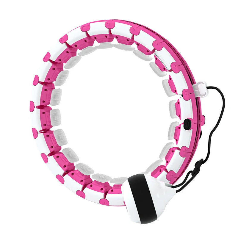 Huula Hoop Smart for  for Adults Plastic Detachable & Adjustable Size Smart Medicine Ball for Body Slimming Won't Fall