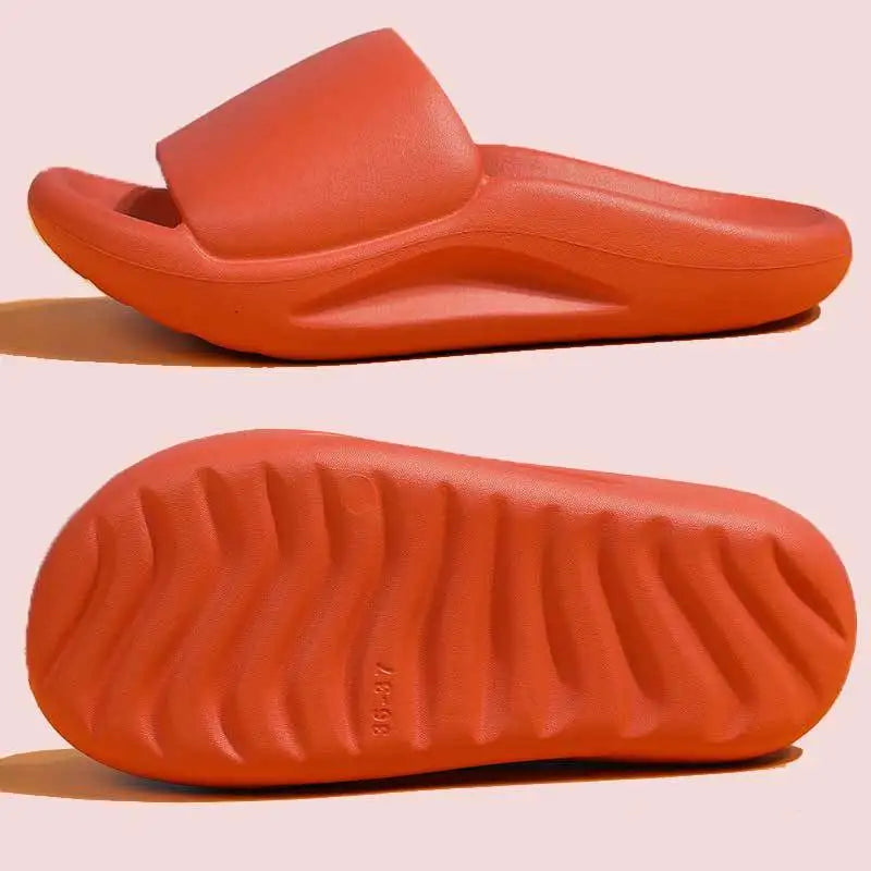 Wholesale Classic Solid Color Open Toe Women's Summer Bedroom for Slippers Soft Chunky Sole Anti-Slip Breathable Hot Selling EVA