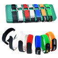 Colorful Custom Size logo Fastening Wraps Tape Cable Ties Self-Gripping Adjustable Reusable Hook and Loop Strap With Buckle